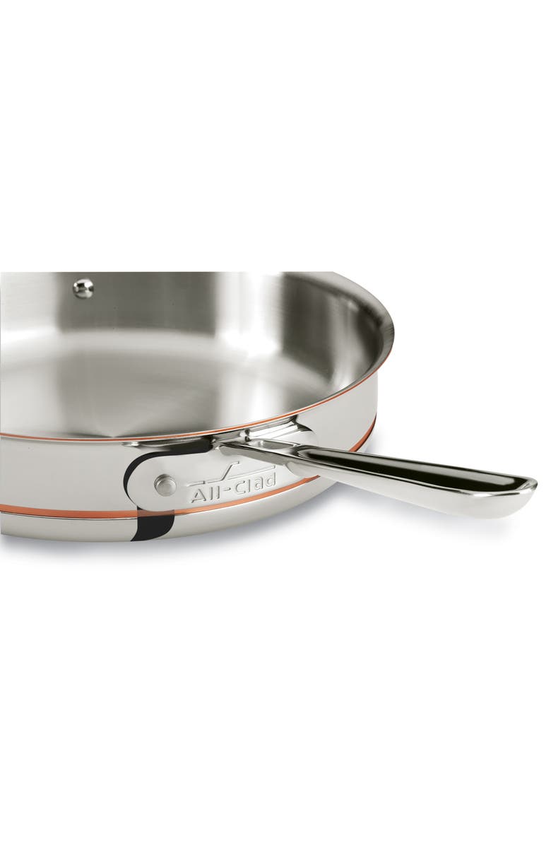 All-Clad Copper Core 5-Ply Bonded 5-Quart Sauté Pan with Lid, Alternate, color, 