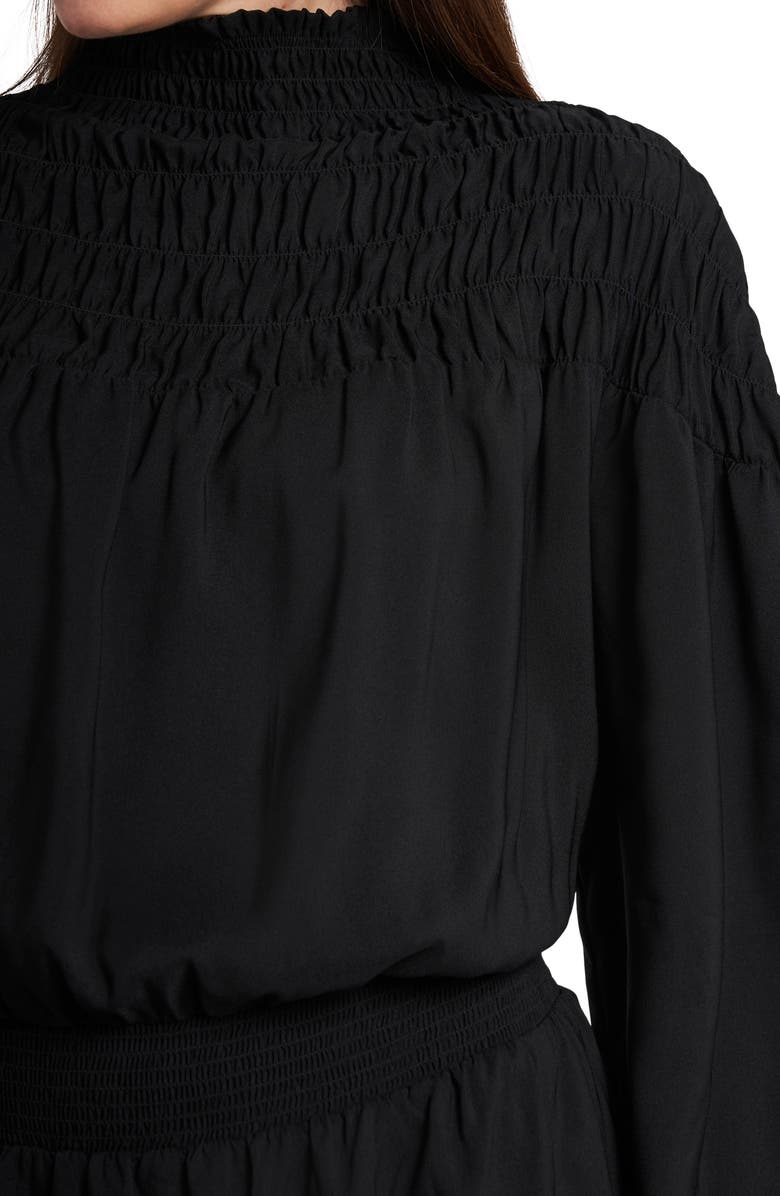 1.STATE Smocked Long Sleeve Dress, Alternate, color, 