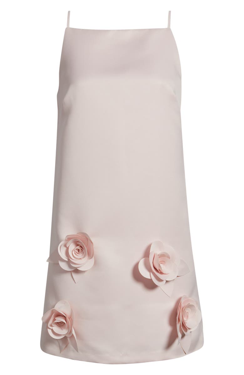 Lucy Paris Dakota Floral Appliqué Cocktail Dress, Alternate, color, Pink
