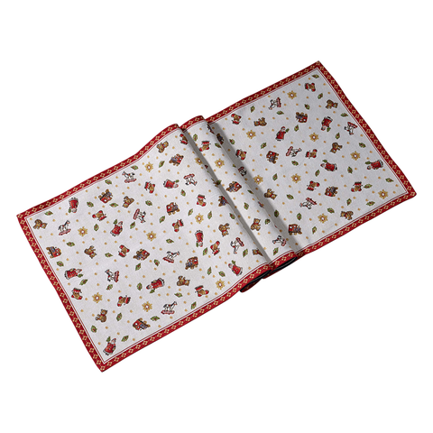 Toy's Delight Extra Long Embroidered Runner