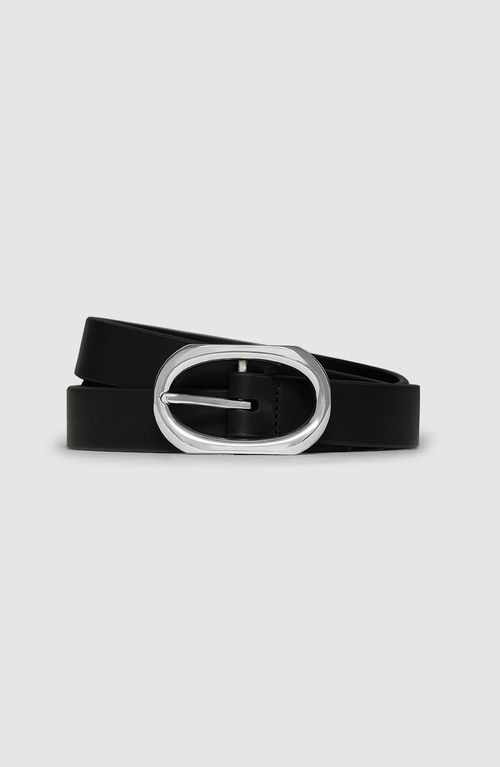 Anine Bing Signature Link Belt In Black