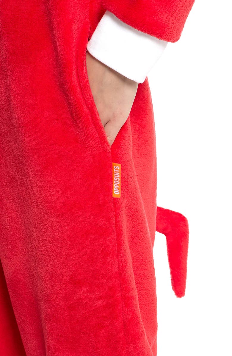 OppoSuits Kids' Sonic the Hedgehog<sup>®</sup> One-Piece Hooded Jumpsuit, Alternate, color, Red