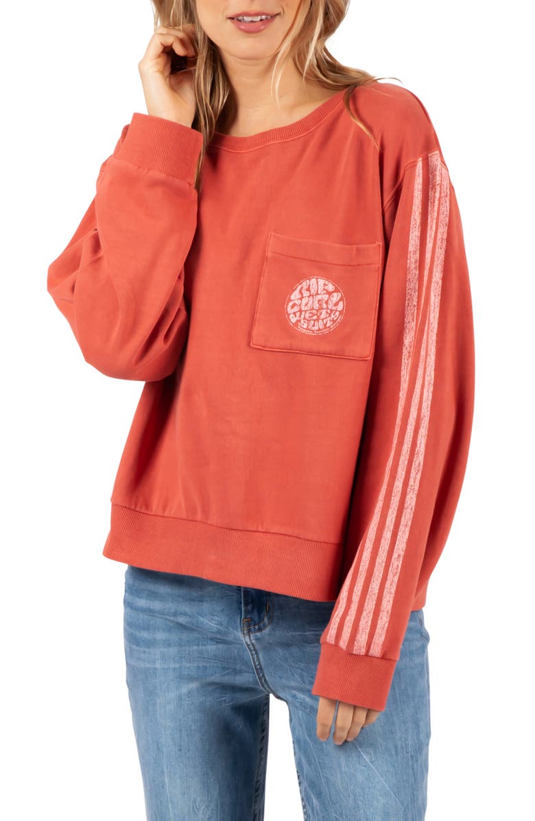 Rip Curl Wettie Long Sleeve Tee, Main, color, 