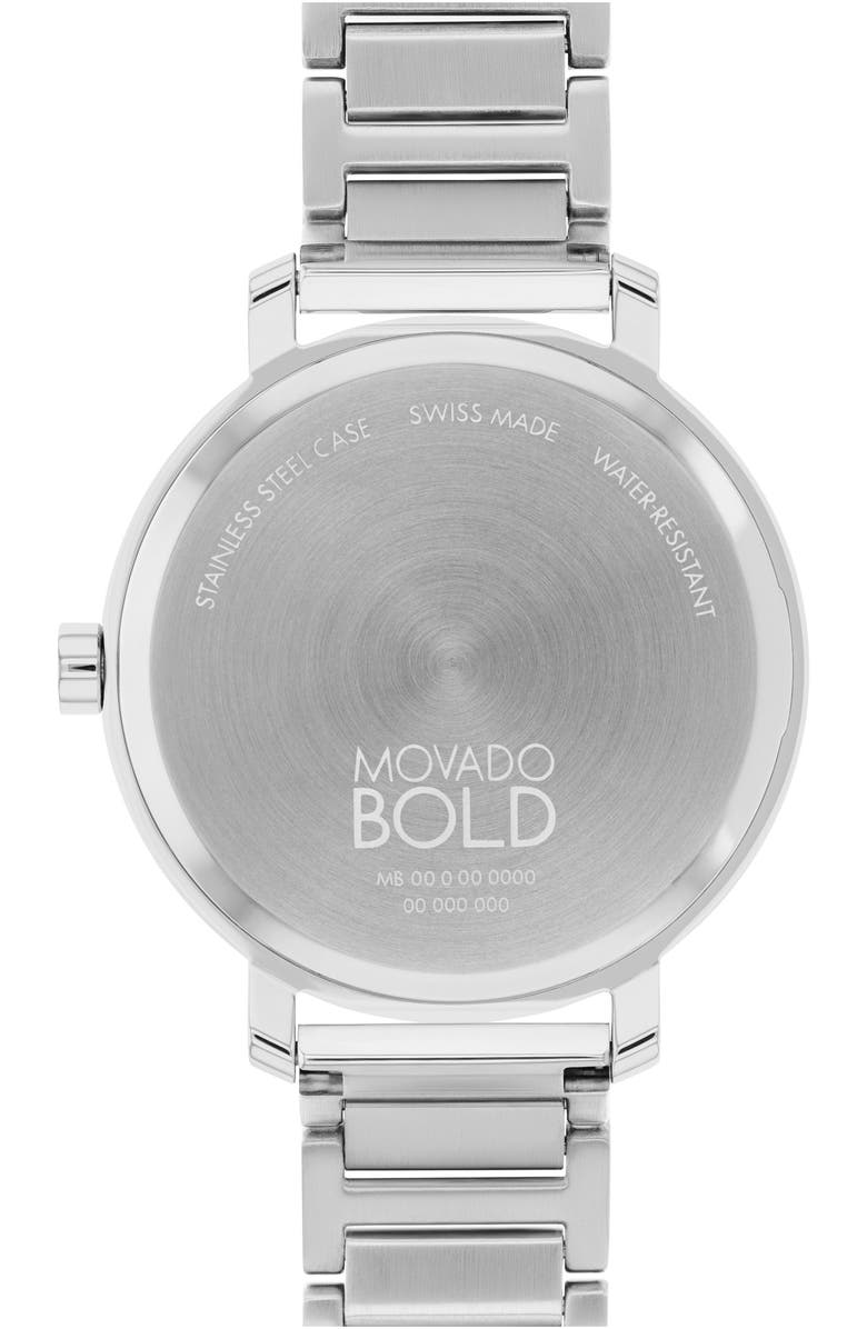Movado Bold Evolution 2.0 Bracelet Watch, Alternate, color, Silver