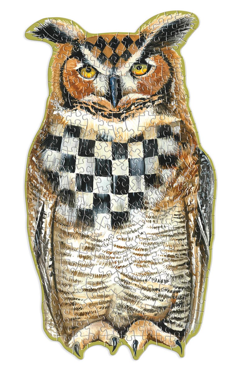 galison MacKenzie-Childs Woodland Owl 250-Piece Puzzle, Alternate, color,