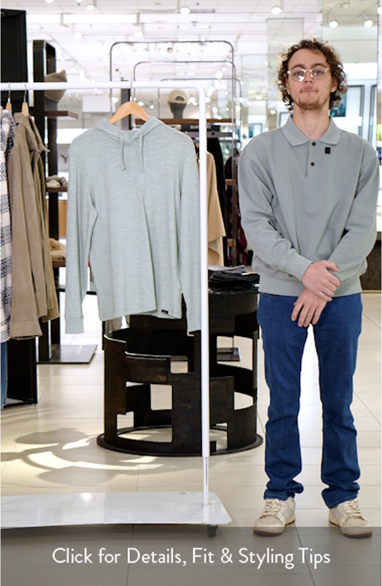 Sunwashed Organic Cotton Slub Hoodie, sales video thumbnail