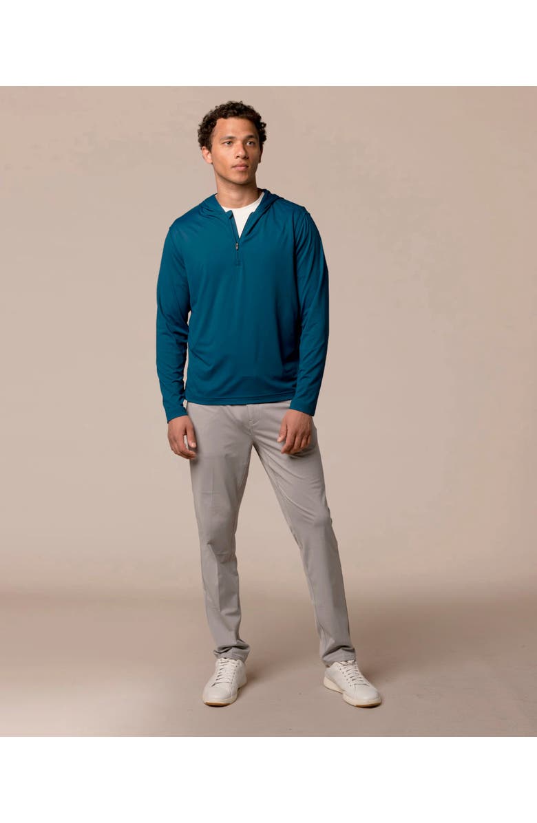 ASHWORTH GOLF Moonlight Beach Hoodie, Alternate, color, Poseidon