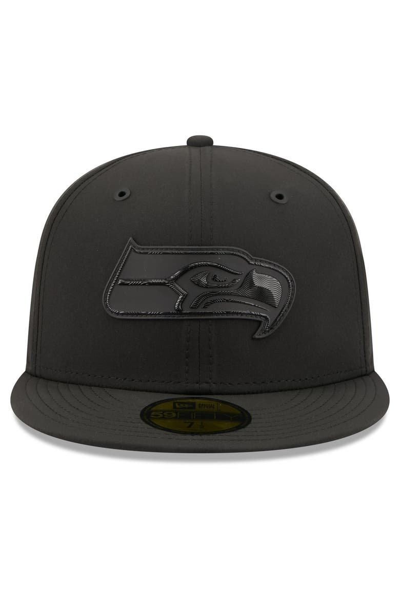 Men's New Era Black Seattle Seahawks 2026 Sideline 59FIFTY Fitted Hat, Alternate, color, Black