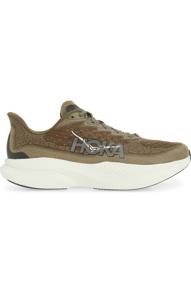 HOKA Mach 6 Running Shoe, Alternate, color, Antique Olive / Truffle Salt