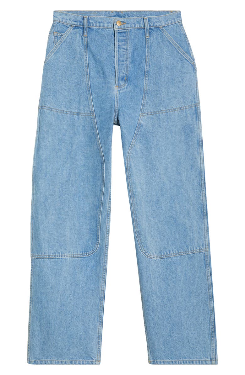 Brain Dead Straight Leg Jeans, Alternate, color, Light Washed Indigo