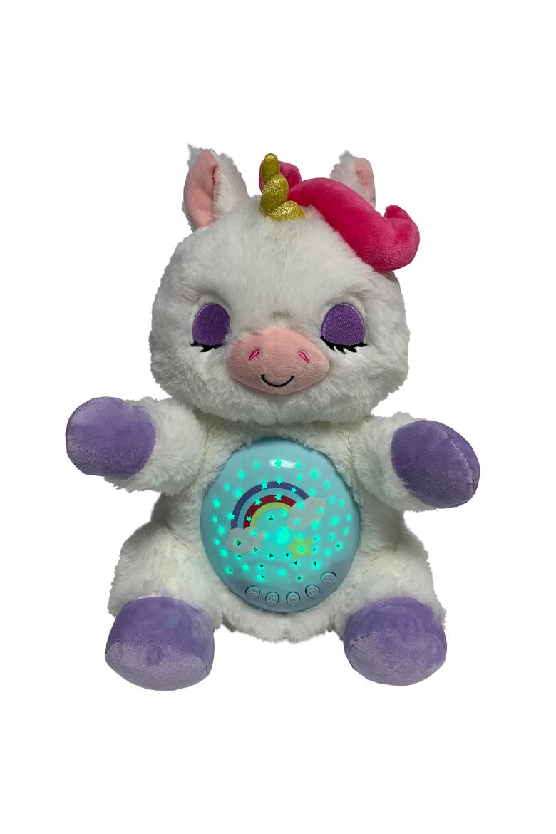 Lullabrites Sweet Dreams Unicorn Animal Plush, Alternate, color, Multicolored