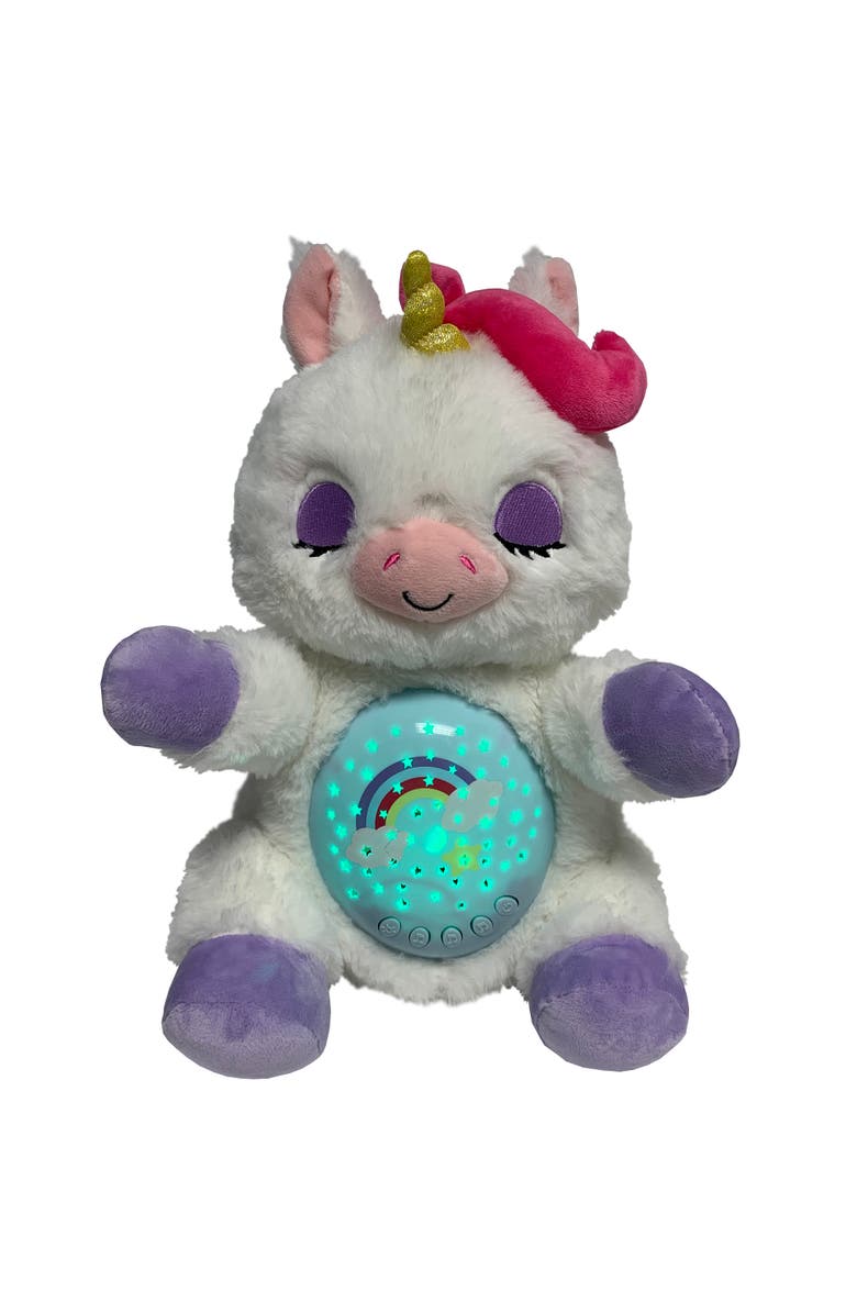 Happpy Nappers Lullabrites Lullabrites Sweet Dreams Unicorn Animal Plush, Alternate, color, Multicolored