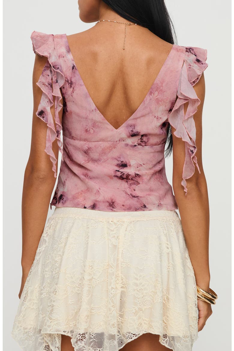 Miztry Ruffle Top, Alternate, color, PINK