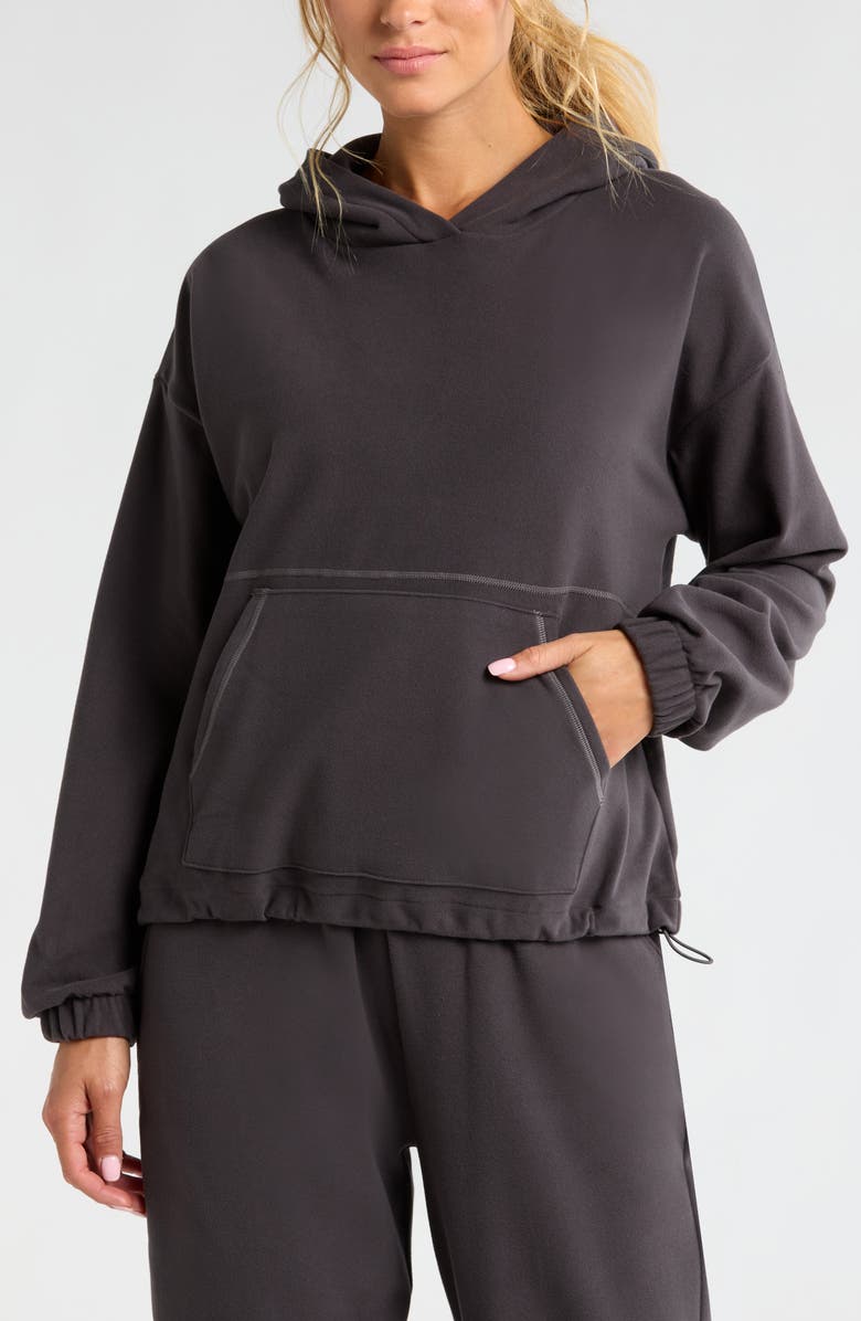 Zella Plush Fleece Hoodie, Main, color,