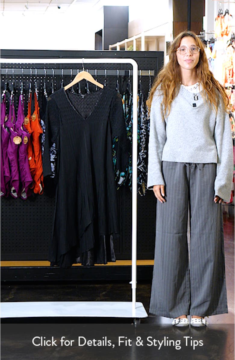 Ruffle Tiered Charmeuse & Chiffon Cocktail Dress, sales video thumbnail