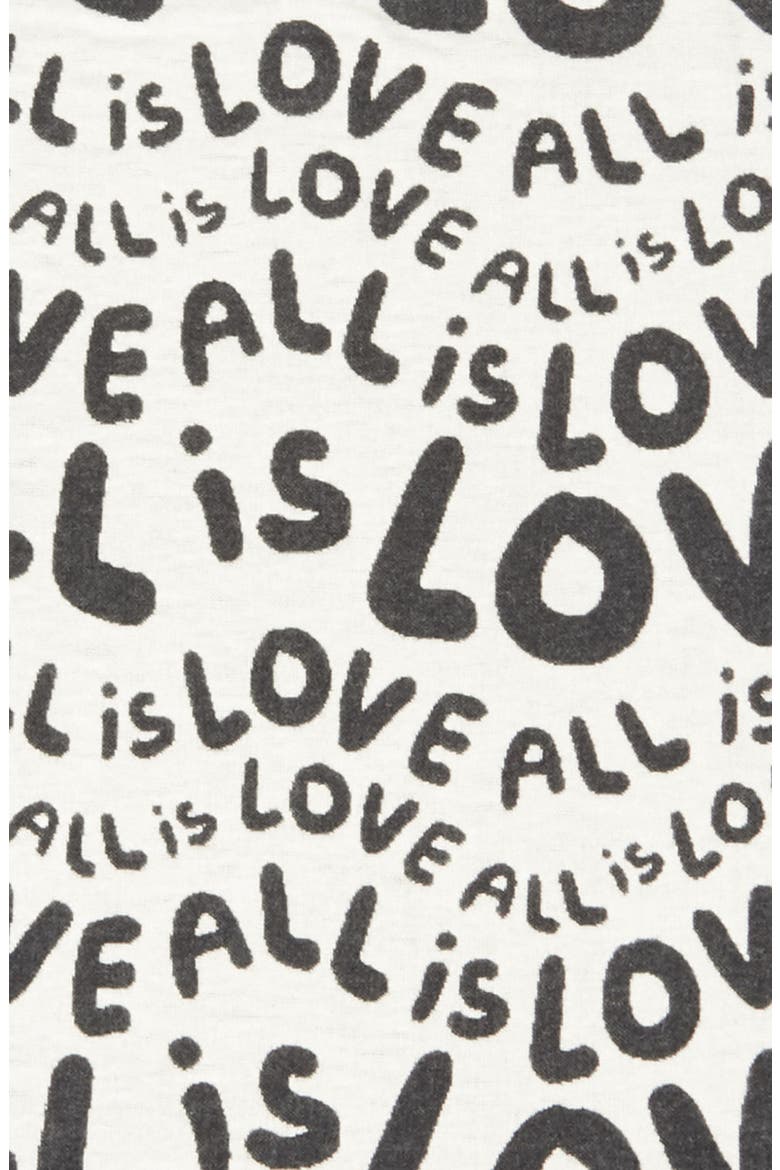 All Is Love Wool & Cashmere Scarf, Alternate, color, GREY MELANGE