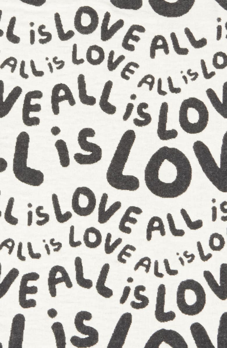 Stella McCartney All Is Love Wool & Cashmere Scarf, Alternate, color, 