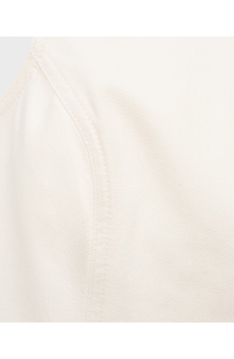 MANGO Sleeveless Denim Minidress, Alternate, color, Off White