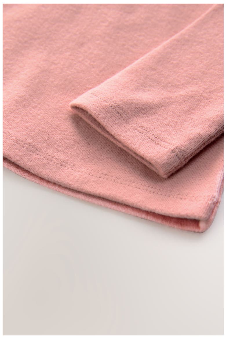 Kids' Eyelet Collar Top, Alternate, color, PINK