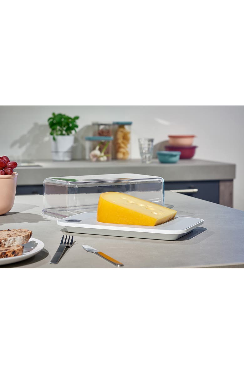 Mepal Modula 2-Piece Cheese Box Set, Alternate, color, White