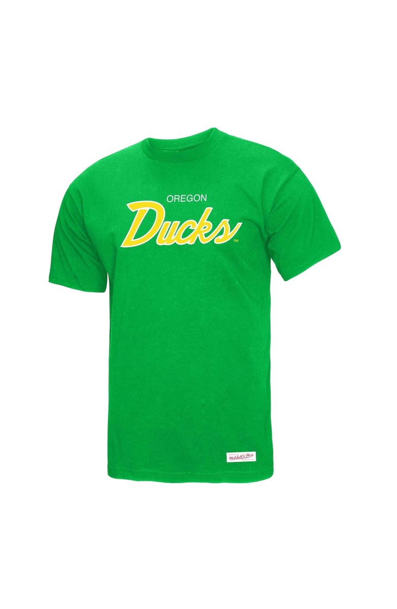 Mitchell & Ness Men's Mitchell & Ness Green Oregon Ducks Elite Script T-Shirt, Alternate, color, Green