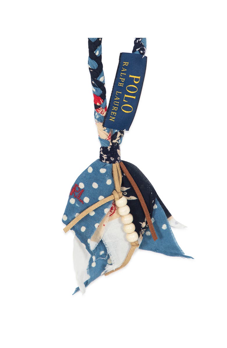 Polo Ralph Lauren Braided Bandana Neckwear, Alternate, color, Blue/Red Multi