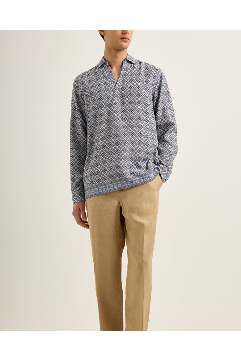 Ridley Relaxed-Fit Shirt, Main, color, WAVE BLUE