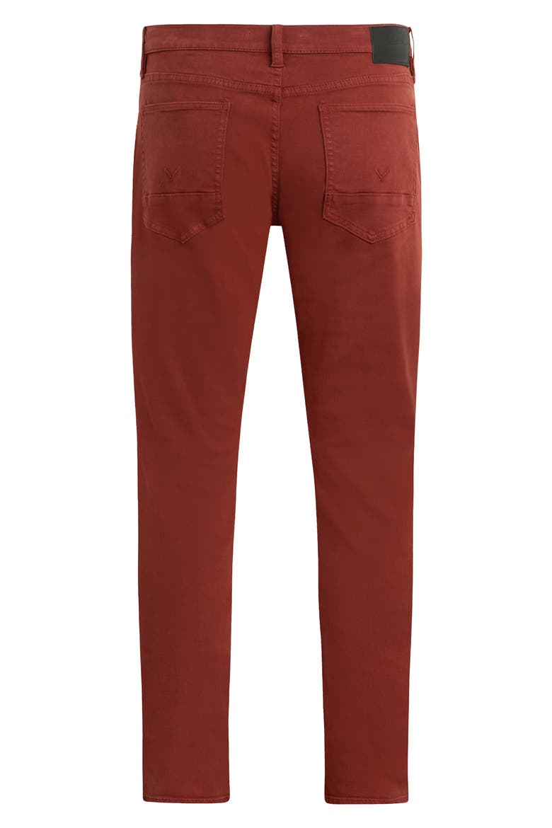 Blake Slim Straight Stretch Twill 5-Pocket Pants, Alternate, color, BRICK