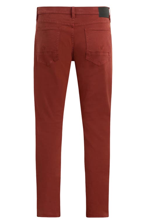 Hudson Jeans Blake Slim Straight Stretch Twill 5-pocket Pants In Red