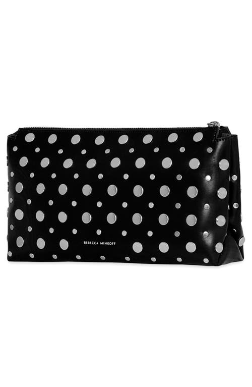 Rebecca Minkoff Ayla Studded Clutch In Black
