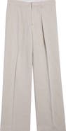 JW Anderson Linen & Nylon Straight Leg Pants