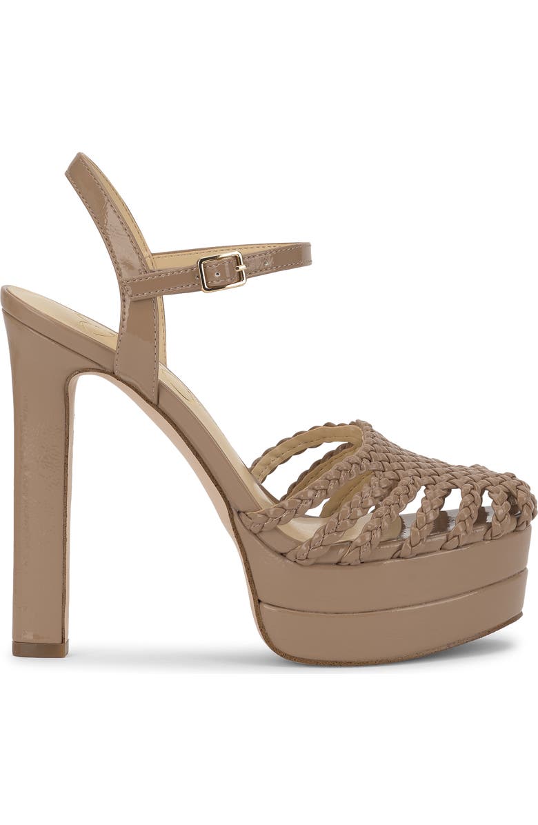 Jessica Simpson Inaia Basketweave Pump, Alternate, color, Medium Brown