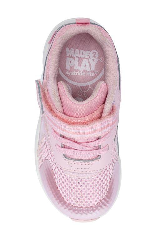 Stride Rite Kids' Made2play® Bolt Sneaker In Pink