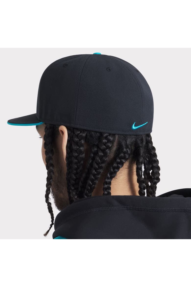 Men's Nike Black Miami Marlins 2025 City Connect Performance Fitted Hat, Alternate, color, Black