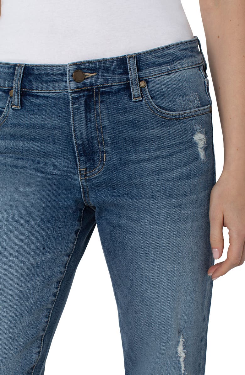 Liverpool Los Angeles Marley Distressed Girlfriend Jeans, Alternate, color, 