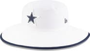New Era Men's New Era White Dallas Cowboys 2025 NFL Training Camp Panama Bucket Hat