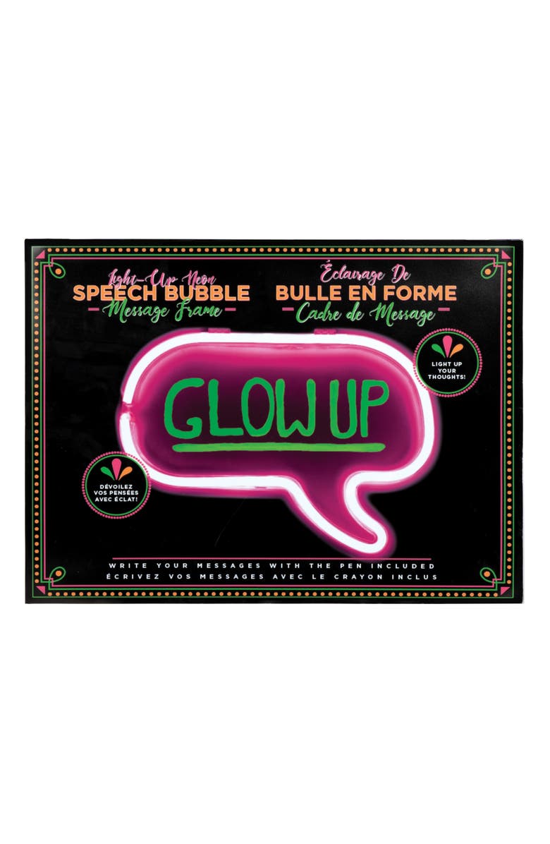 Iscream Neon Speech Bubble Frame, Alternate, color, Multi