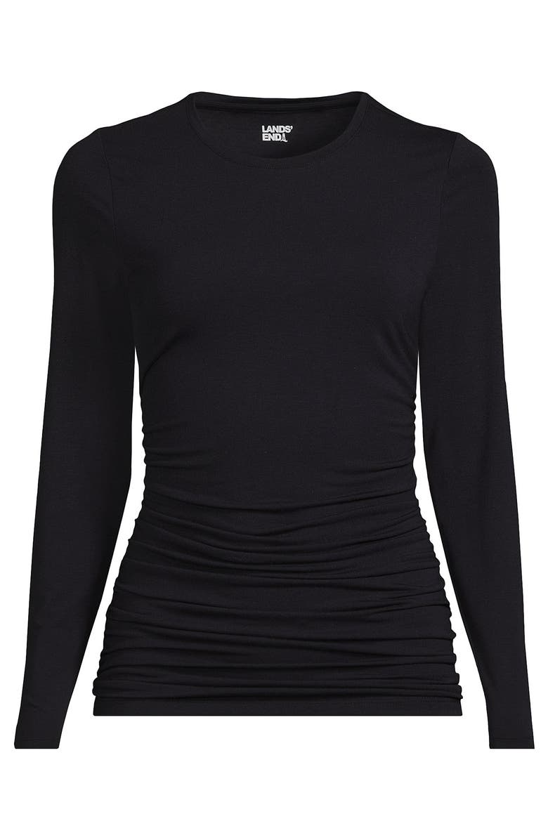 Lands' End Power Performance Long Sleeve Fitted Tee, Alternate, color, 