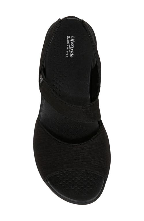 BZEES LIFESTRIDE CHEERFUL QUARTER STRAP SLIP-ON SANDAL