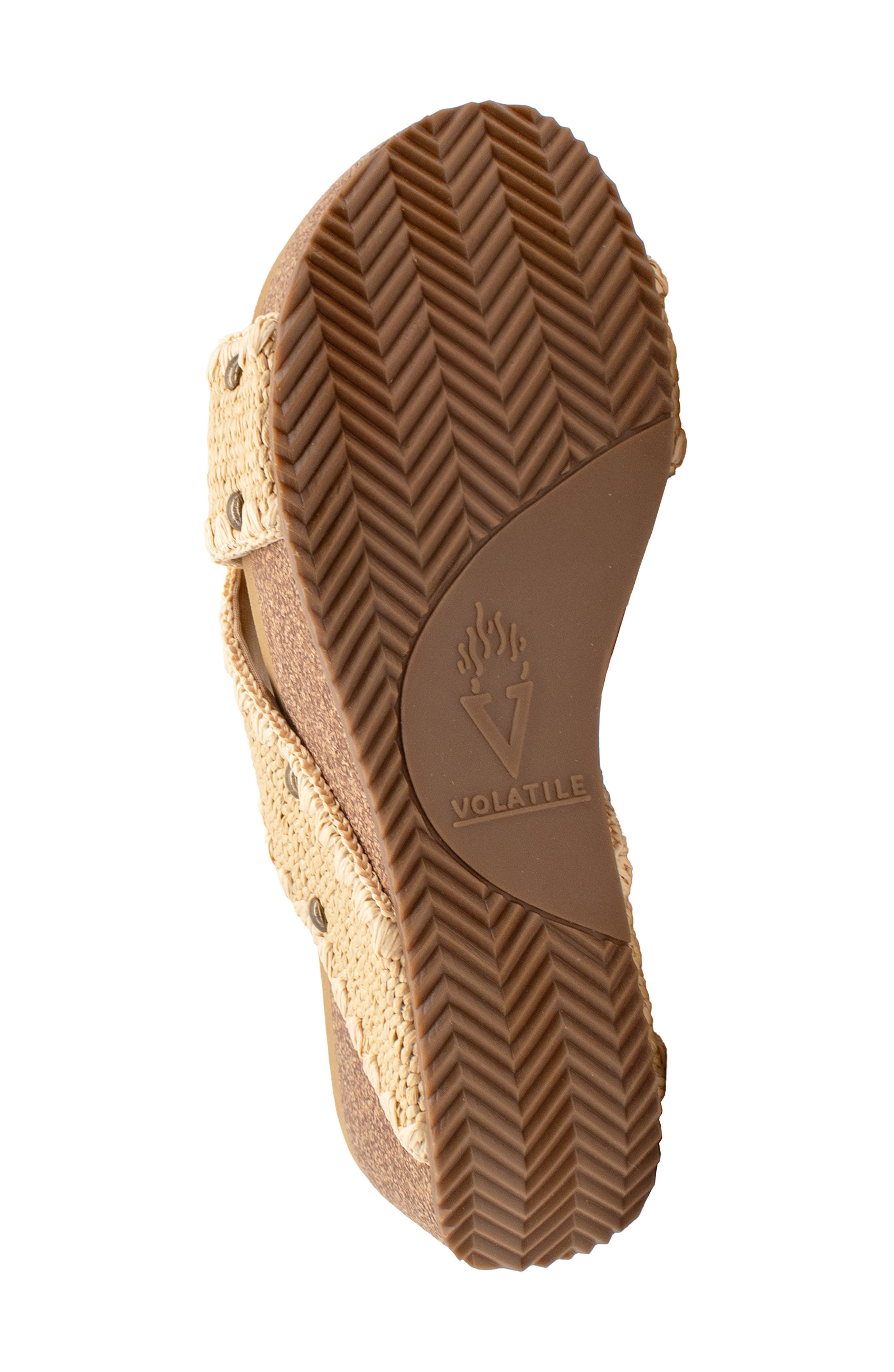 Antigua Platform Wedge Slide Sandal, Alternate, color, NATURAL RAFFIA