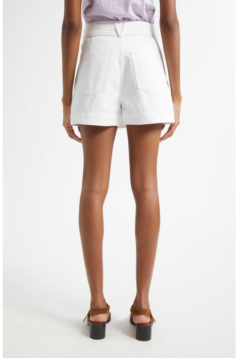 Agee Tie Waist Skort, Alternate, color, WHITE