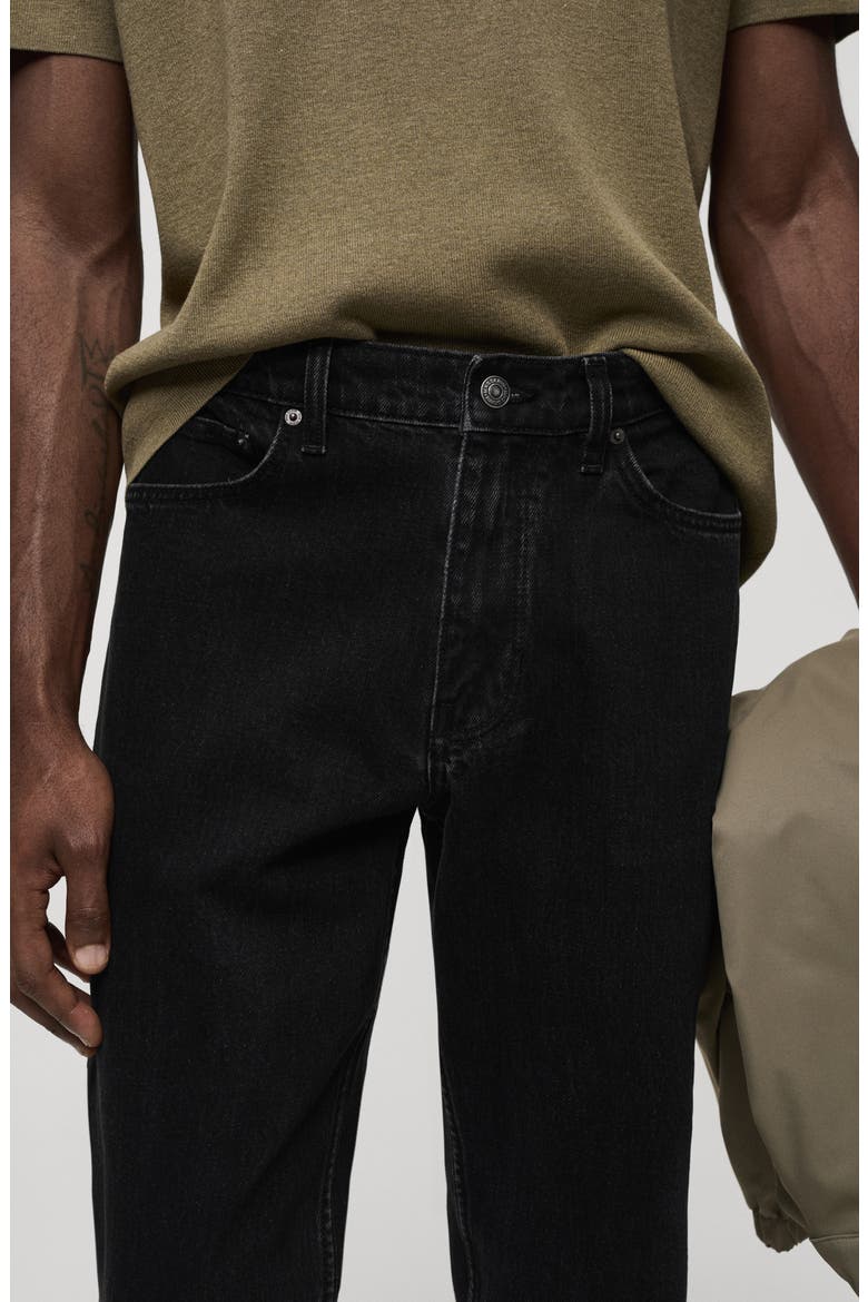 Bob Straight Leg Jeans, Alternate, color, BLACK DENIM