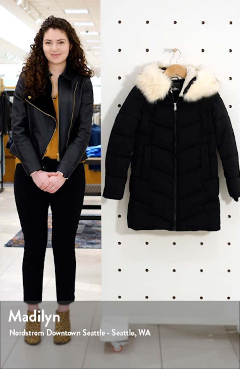 Faux Fur Trim Quilted Parka, sales video thumbnail