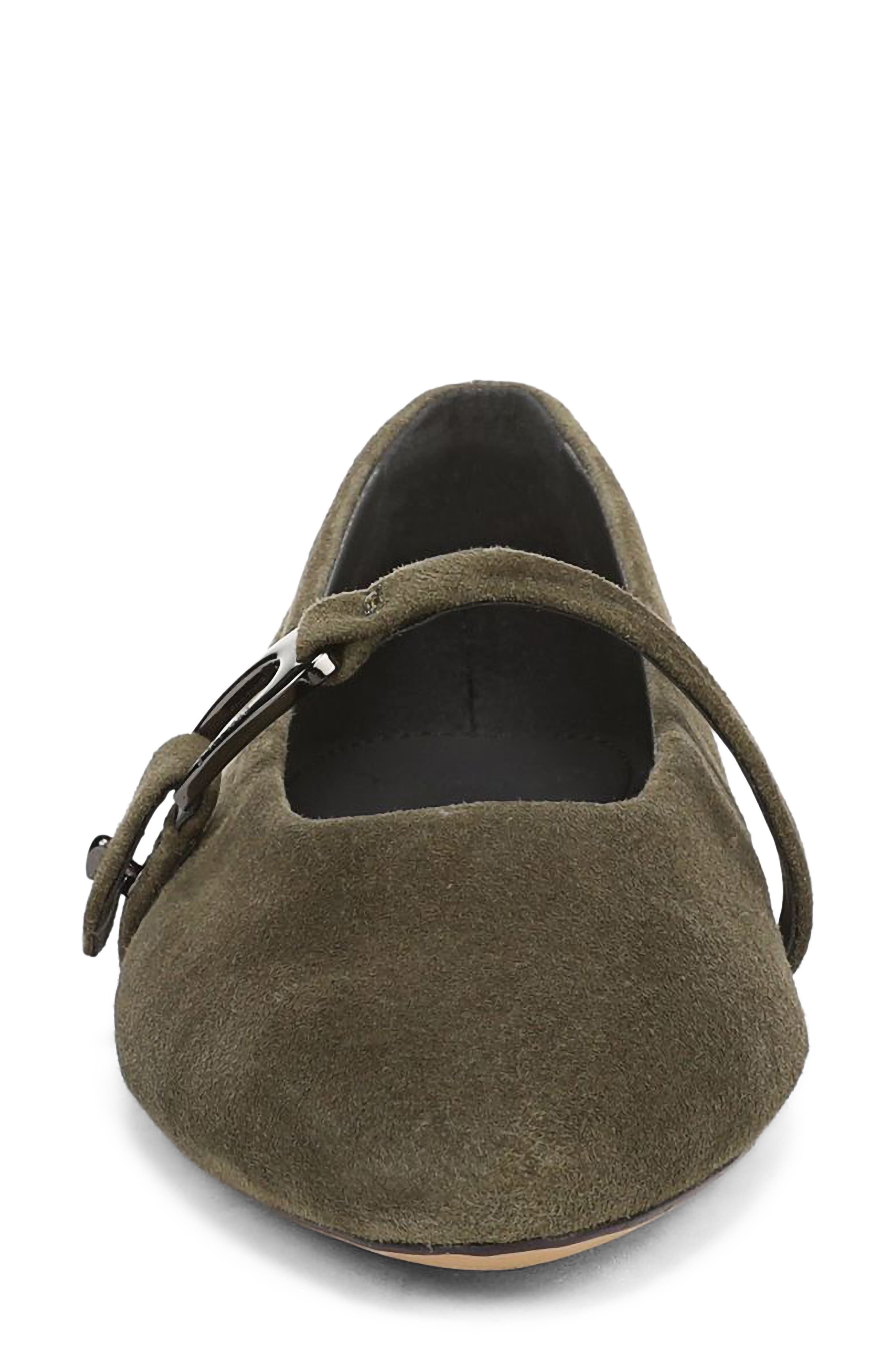 Rubina Flat, Alternate, color, GREEN LEATHER