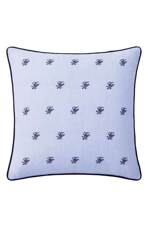 Riviera Monogram Accent Pillow