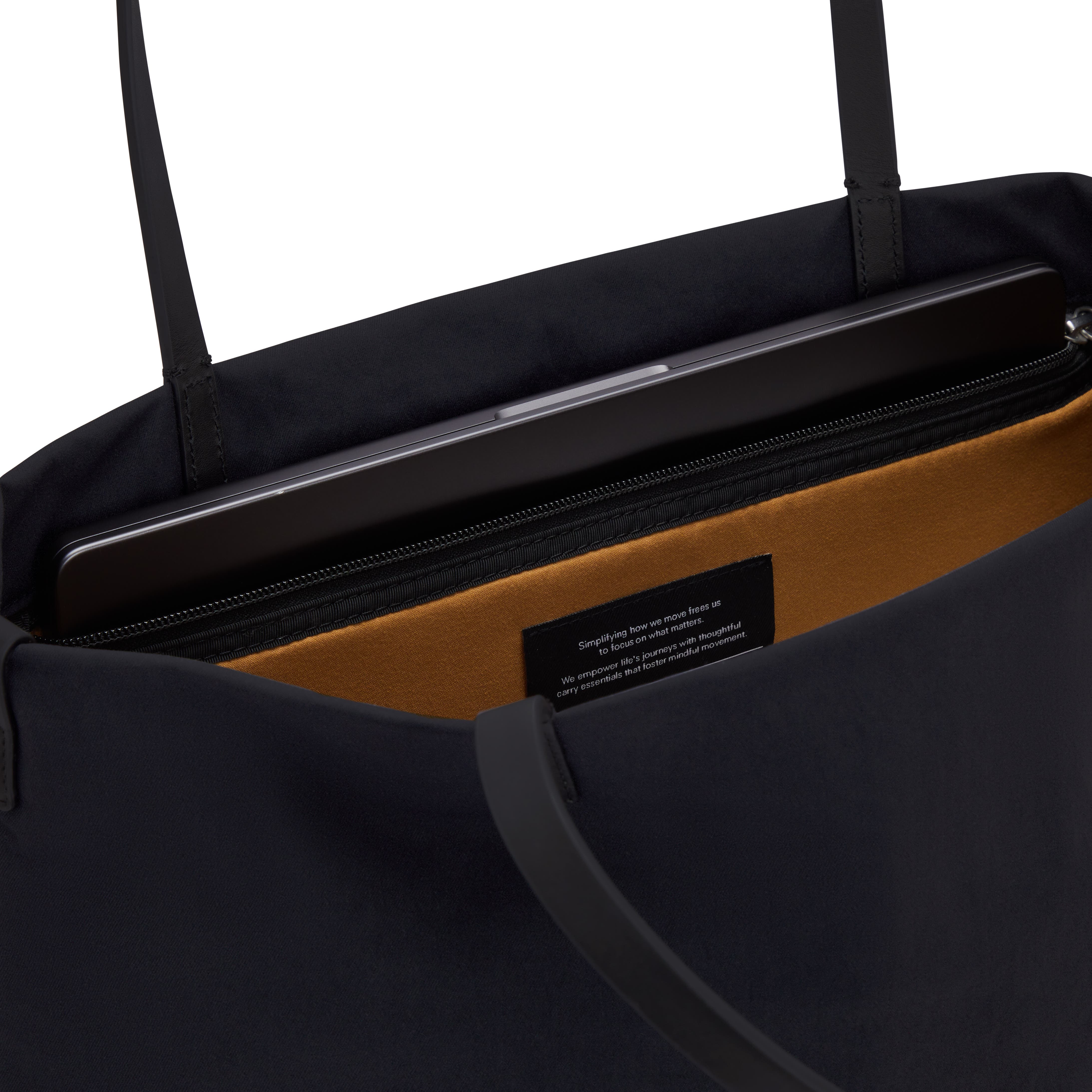 81037118 SEMO Tote Bag with Laptop Compartment, Alternate, color, Black