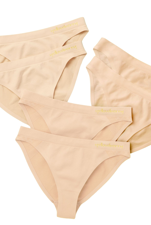 Yellowberry 6PK Scout Seamless Underwear in Doe  product