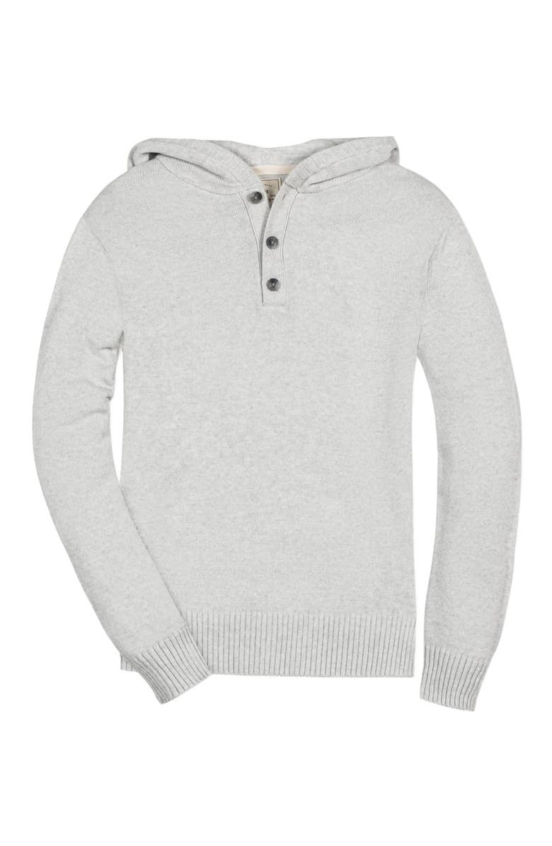 Hope & Henry Men's Organic Henley Sweater Hoodie, Alternate, color, 