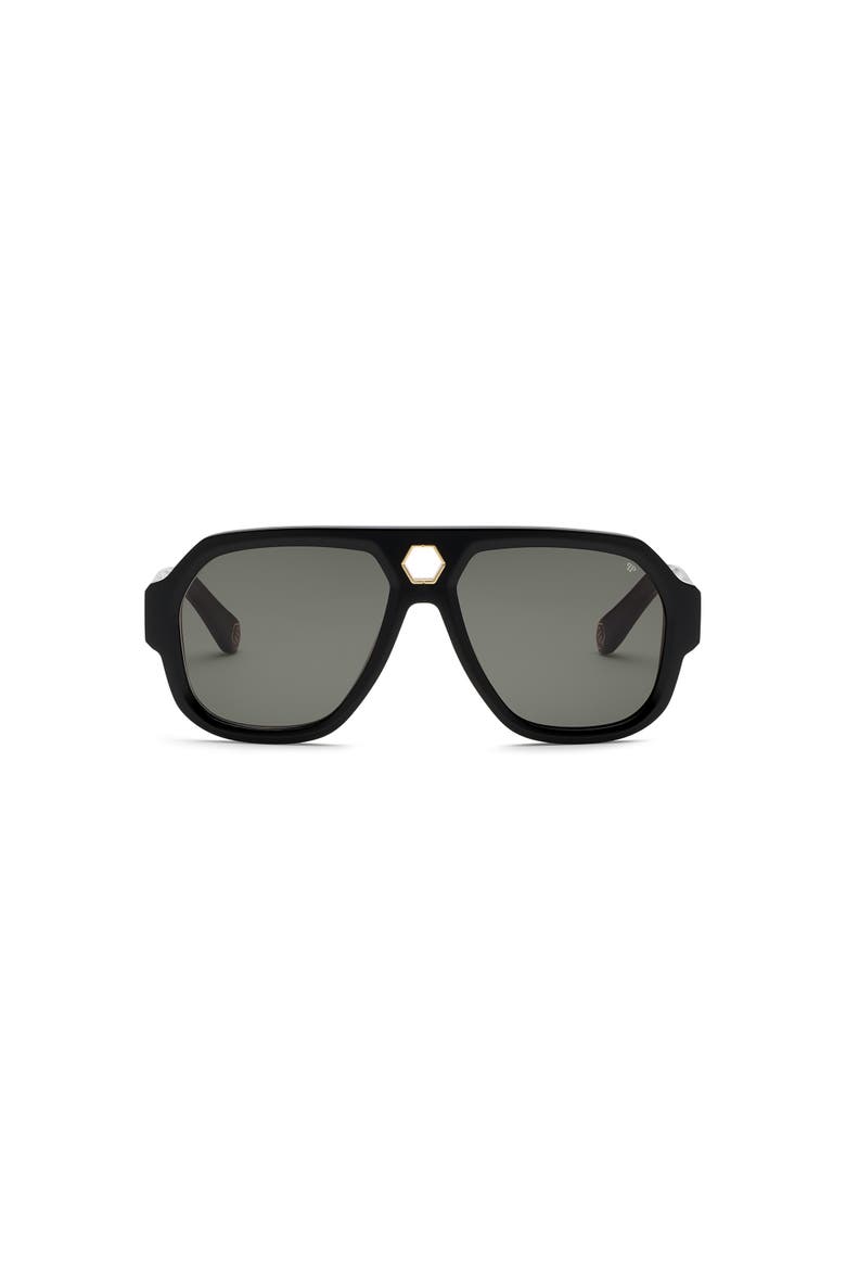 Sunglasses Plein Starlight Men, Main, color, black