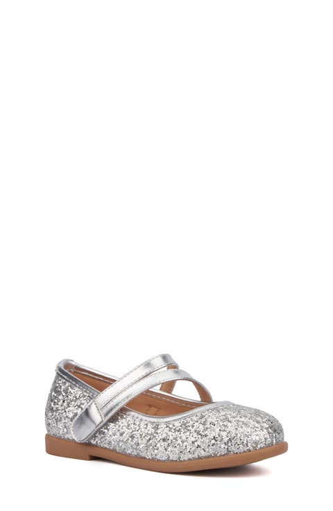 Kids' Glitter Mary Jane Flat (Toddler & Walker)